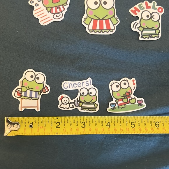 Sanrio Keroppi Vinyl Sticker Bundle 🐸 - Picture 4 of 5